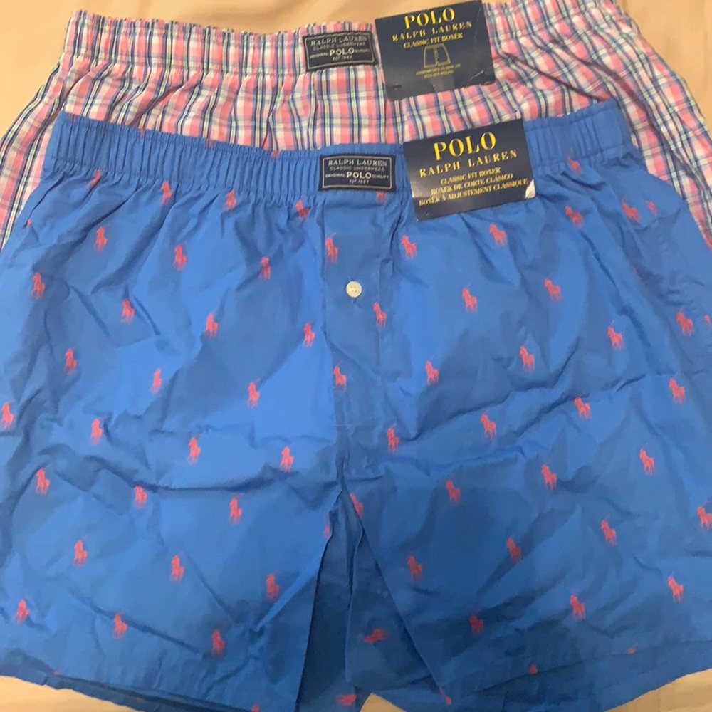 Polo boxers, large, and new with tags